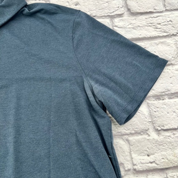 Lululemon Mens XL Blue Polo Shirt Athletic Casual Sport Preppy Golf - Picture 4 of 11